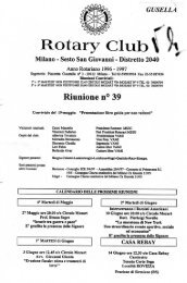Notiziario n. 39 - Il VAMI - Rotary Milano Porta Vittoria