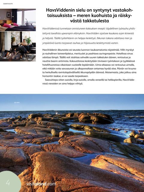 Ålands Turistförbundin ilmoitusliite