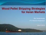 Wood Pellet Shipping Strategies for Asian Markets