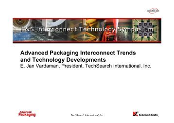 Advanced Packaging Interconnect Trends and ... - Microbonds