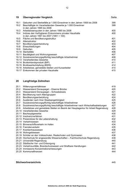 Statistisches Jahrbuch - Statistik.regensburg.de - Stadt Regensburg