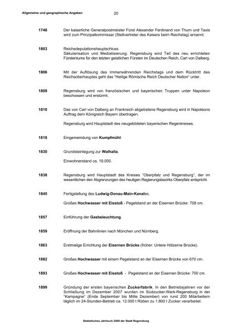 Statistisches Jahrbuch - Statistik.regensburg.de - Stadt Regensburg