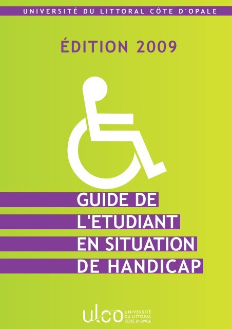 guide de l'etudiant en situation de handicap - Bureau de la Vie ...