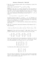 Math 601 Solutions To Homework 5
