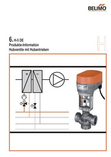 6.H-5 DE Produkte-Information Hubventile mit Hubantrieben - Belimo