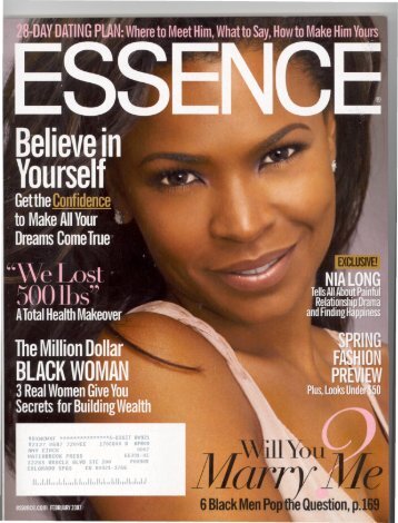 Essence Magazine Feature - Valorie Burton