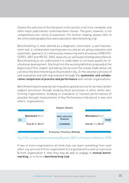 A prActicAl guide Benchmarking in european Higher education