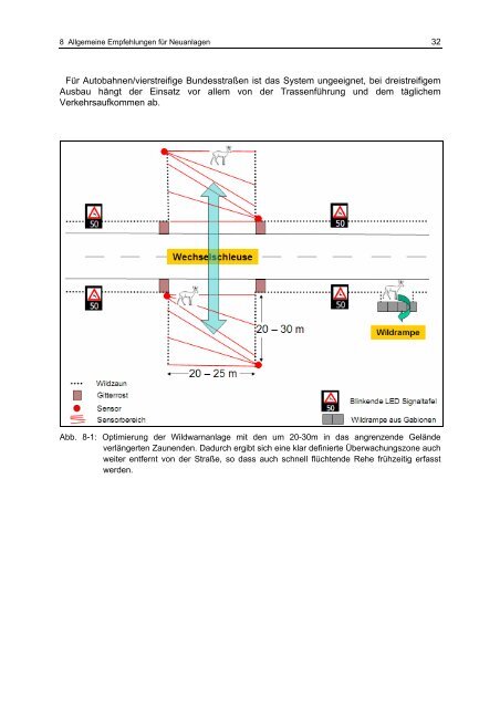 Pilotprojekt Elektronische Wildwarnanlage B292 bei Aglasterhausen ...