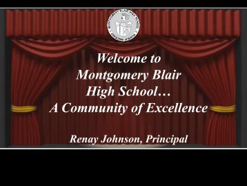 available here - Montgomery Blair High School