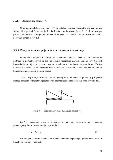 OCJENJIVANJE ZAMORA BRODSKIH KONSTRUKCIJA - FESB