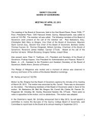 Board of Governors Meeting Minutes of April 25 ... - Quincy College