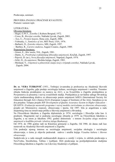 Slikarstvo - doktorski studij (pdf) - Akademija likovnih umjetnosti ...