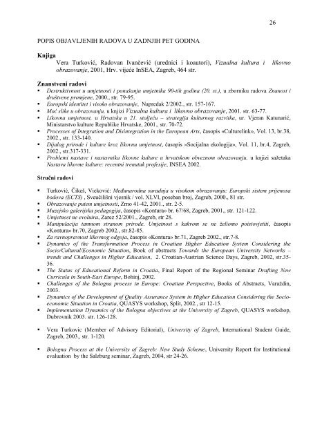 Slikarstvo - doktorski studij (pdf) - Akademija likovnih umjetnosti ...