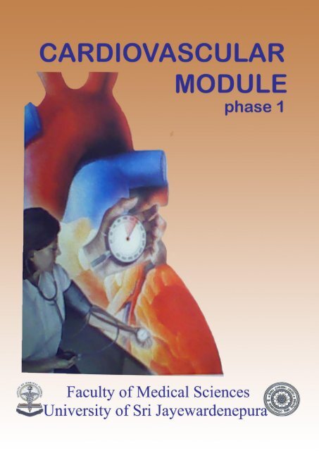 Cardiovascular module â Phase 1 - University of Sri Jayewardenepura