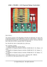 USB > RS485 > 24 Channel Relay Controller