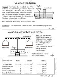 Bestimmung der Dichte von Granit- und Basaltproben - SwissEduc.ch