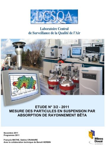 Mesure des particules en suspension par absorption de - LCSQA