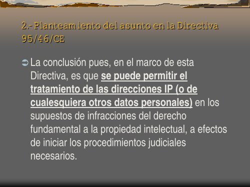 Normativa vigente e iniciativas gubernamentales. El Tratamiento de ...