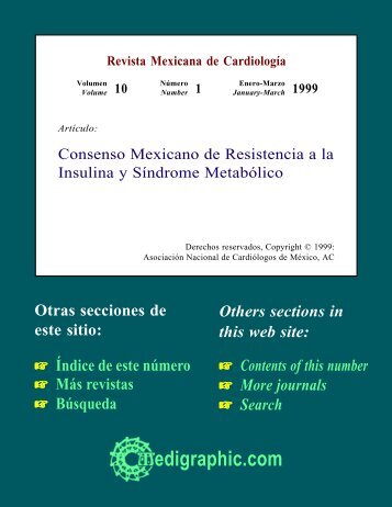 Consenso Mexicano de Resistencia a la Insulina y ... - edigraphic.com