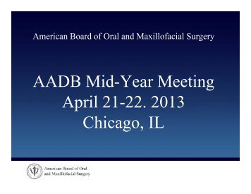 Downloaded - American Association of Dental Boards