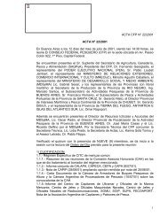 ACTA CFP NÂ° 22/2001 1 ACTA NÂ° 22/2001 En Buenos Aires a los ...