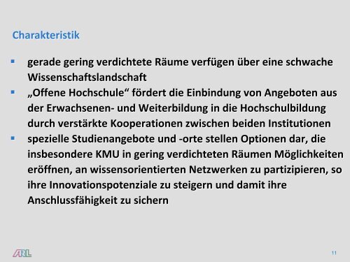 Wissensökonomie im ländlichen Raum Chancen durch - vlp-aspan