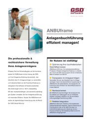 ANBUframe® - GSD Software mbH