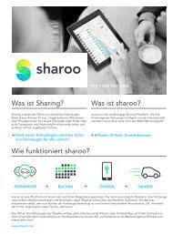 Was ist sharoo? Wie funktioniert sharoo? Was ist Sharing? - M Way