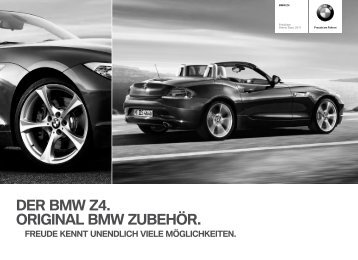 DER BMW Z4. ORIGINAL BMW ZUBEHÖR. - BMW Deutschland
