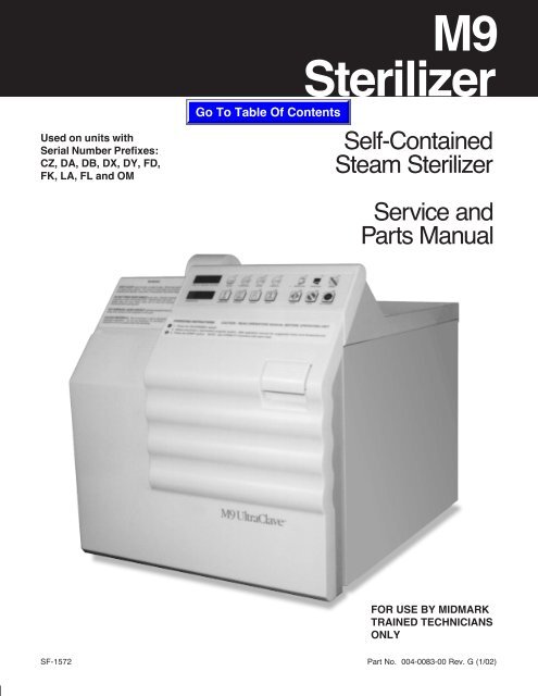 M9 Sterilizer - Sterilizers - SterilizerAutoclave.com!