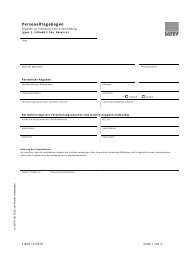 Personalfragebogen für geringfügig (Minijob)