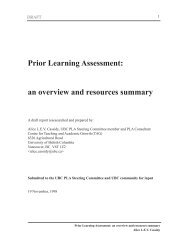 Prior Learning Assessment: an overview and resources summary