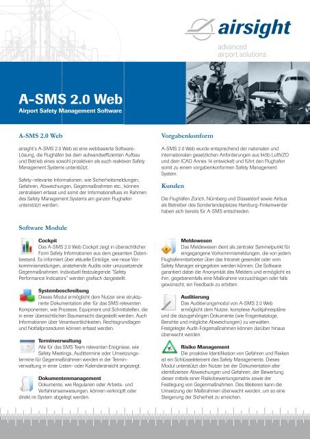 A-SMS 2.0 Web - airsight