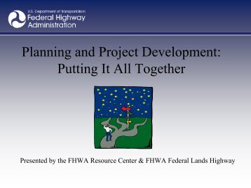 MPO 101 - Central Federal Lands Highway Division