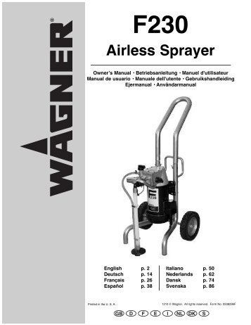 Airless Sprayer - Wagner