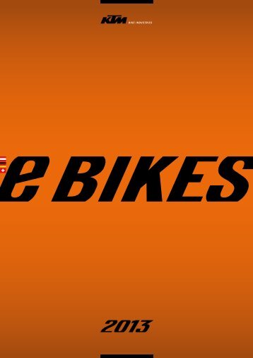 KTM e-Bikes 2013 - Donau Fritzi