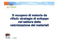 (GEAMBIENTE Srl/R.M.B. SpA) - Il recupero di materia da rifiuti