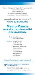 Mauro Mancia - Medicina e Chirurgia - UniversitÃ  degli Studi di Milano