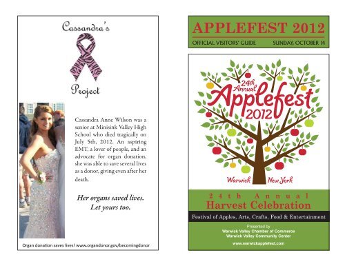 Visitor's Guide - Warwick Applefest