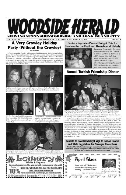 A Very Crowley Holiday Party (Without the ... - Woodside Herald