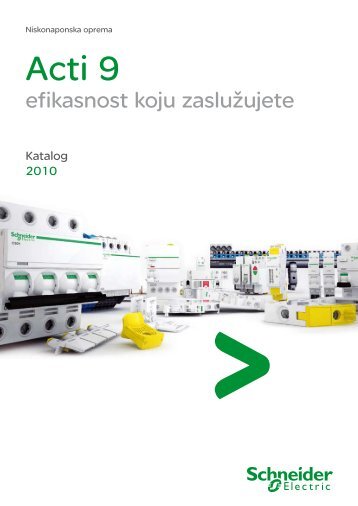 Acti 9 ( automatski prekidaÄi, diferencijalna ... - Schneider Electric