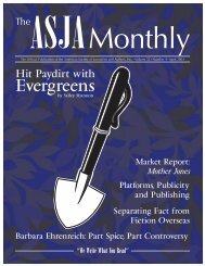 April 2003 - The ASJA Monthly