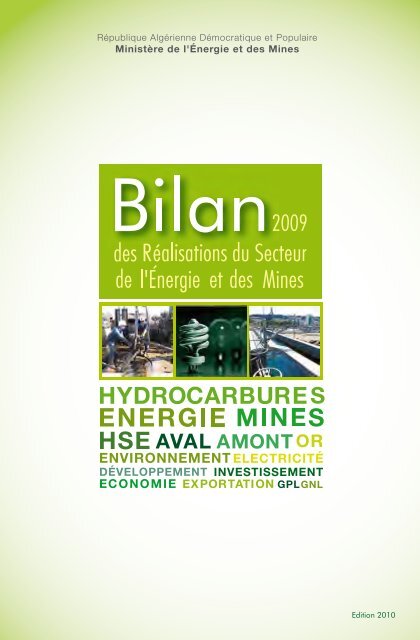 Hydrocarbures - MinistÃ¨re de l'Ã©nergie et des mines