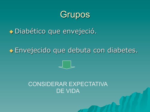 Tratamiento de la Diabetes ¿Es igual a tratar la glucemia?