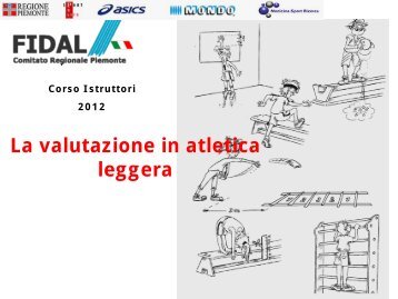 La valutazione in atletica leggera.pdf - Fidal Piemonte