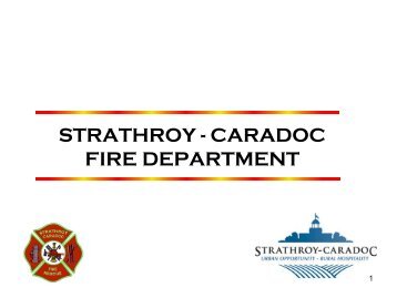 STRATHROY - CARADOC FIRE DEPARTMENT - Township of ...