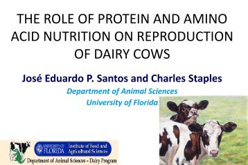 The Role of Protein and Amino Acid Nutrition in ... - Adisseo.biz