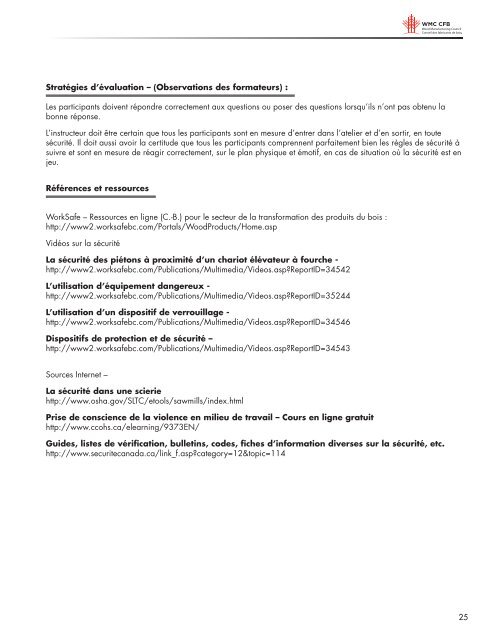 Guide d'evalution d'admissibilite