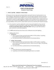 Start-up Procedures PDF - Imperial Range