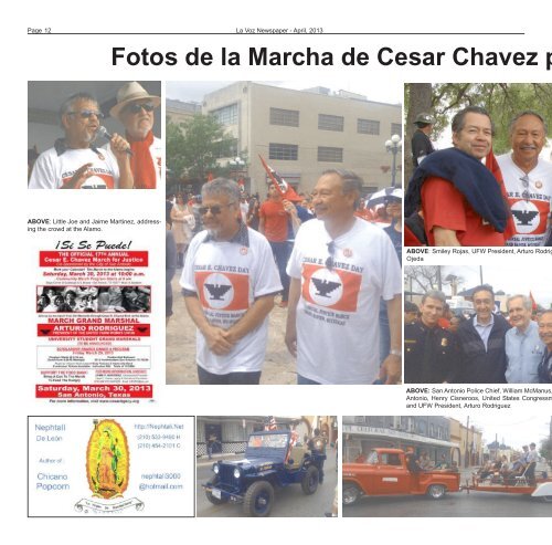 La Voz de San Antonio April 2013.pmd - La Voz Newspapers